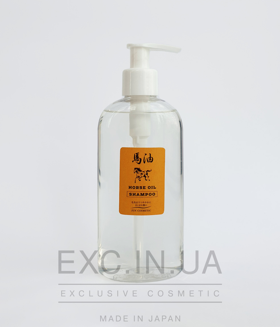 JUN Cosmetic Horse Oil Shampoo - Відновлюючий шампунь з кінською олією
