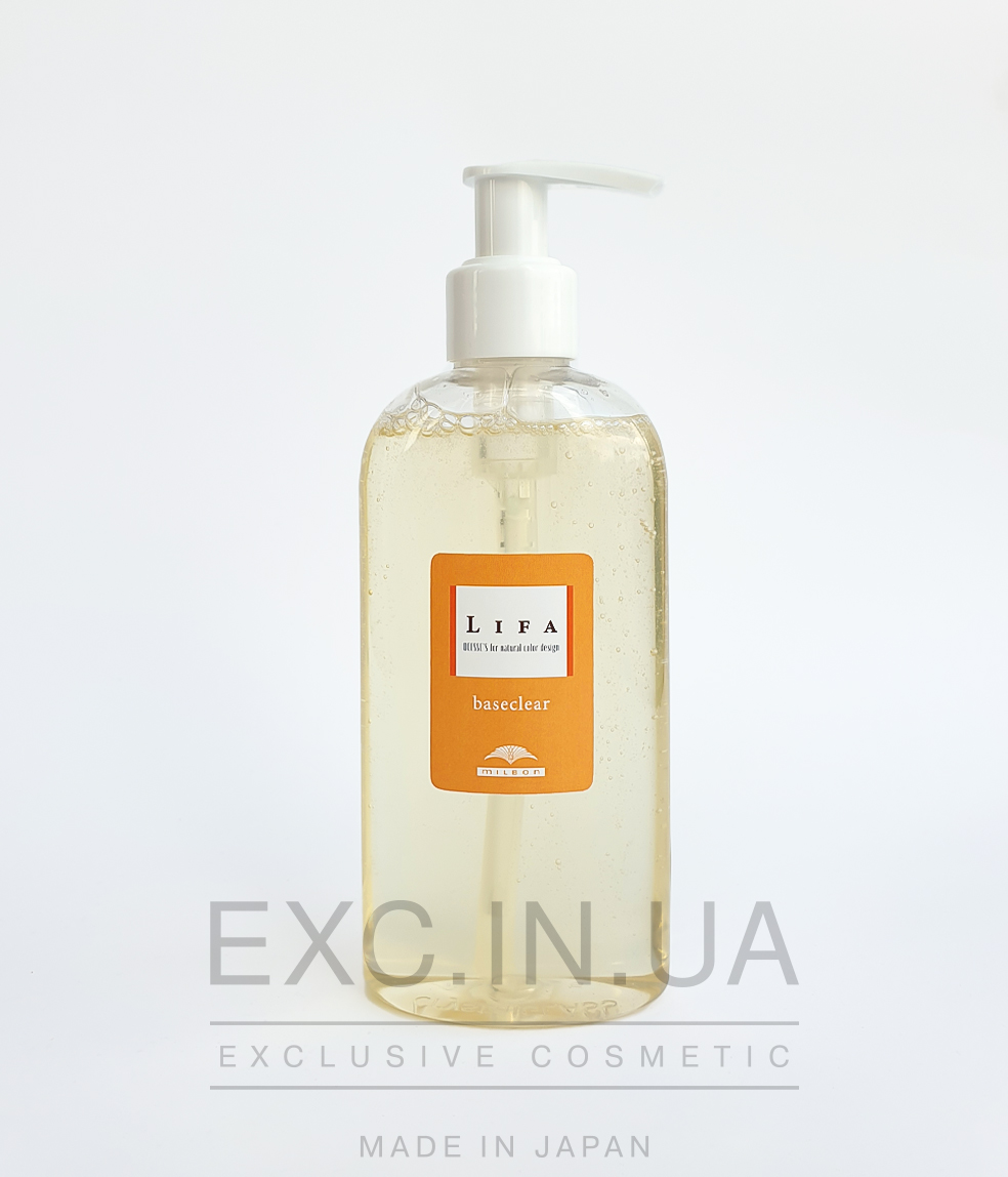Milbon Lifa Base Clear Shampoo - Шампунь для волосся та шкіри голови, схильної до зайвої сальності