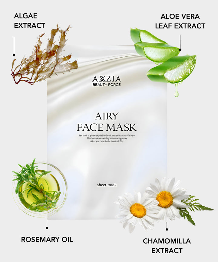 Маски AXXZIA Beauty Force Airy Face Mask- EXC.UA 