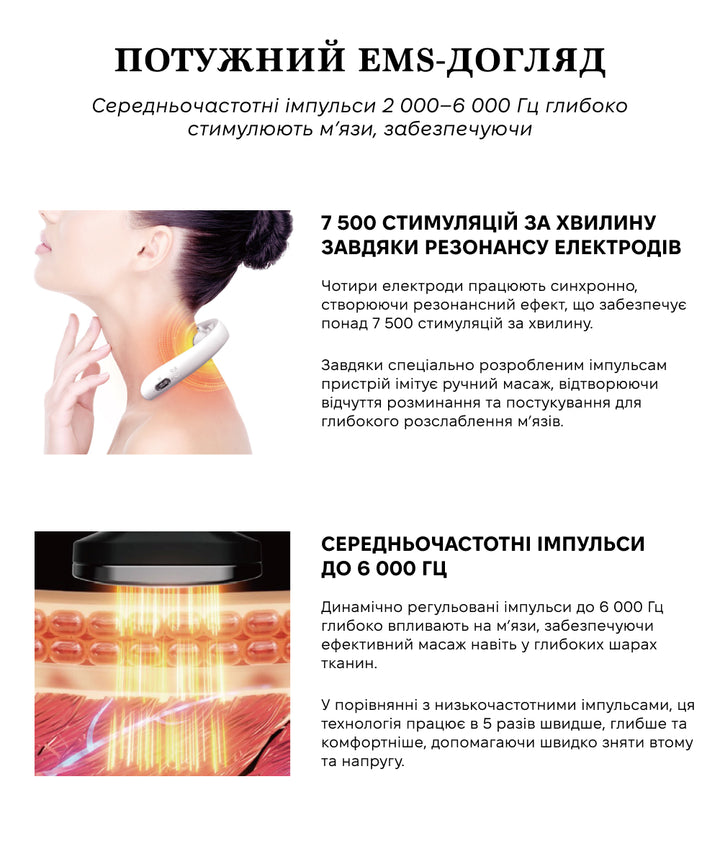 Масажер Couleur Labo EVIDEN Smart Neck KIWAMI- EXC.UA 