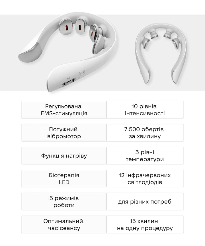 Масажер Couleur Labo EVIDEN Smart Neck KIWAMI- EXC.UA 