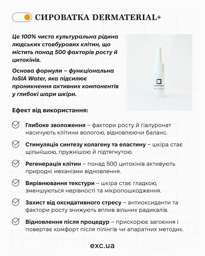 Сироватка Dermaterial+ NMN 5DMN- EXC.UA 