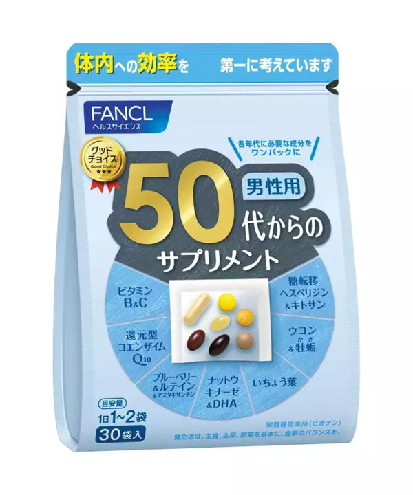 Вітаміни FANCL vitamins 50+ for men- EXC.UA 