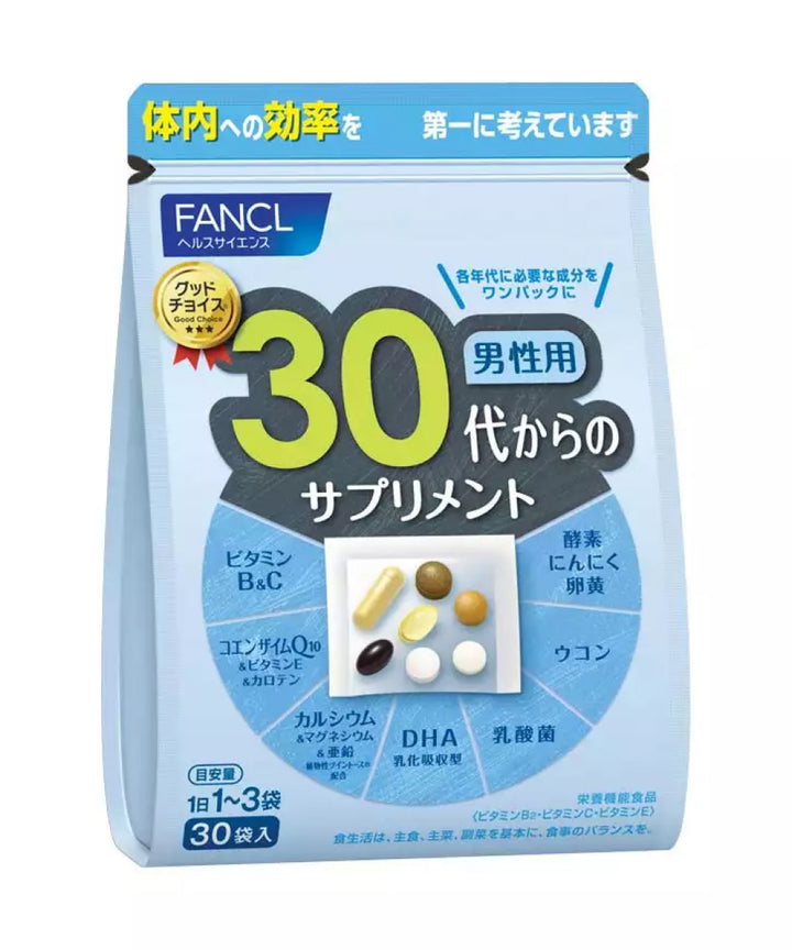 Вітаміни FANCL vitamins 30+ for men- EXC.UA 