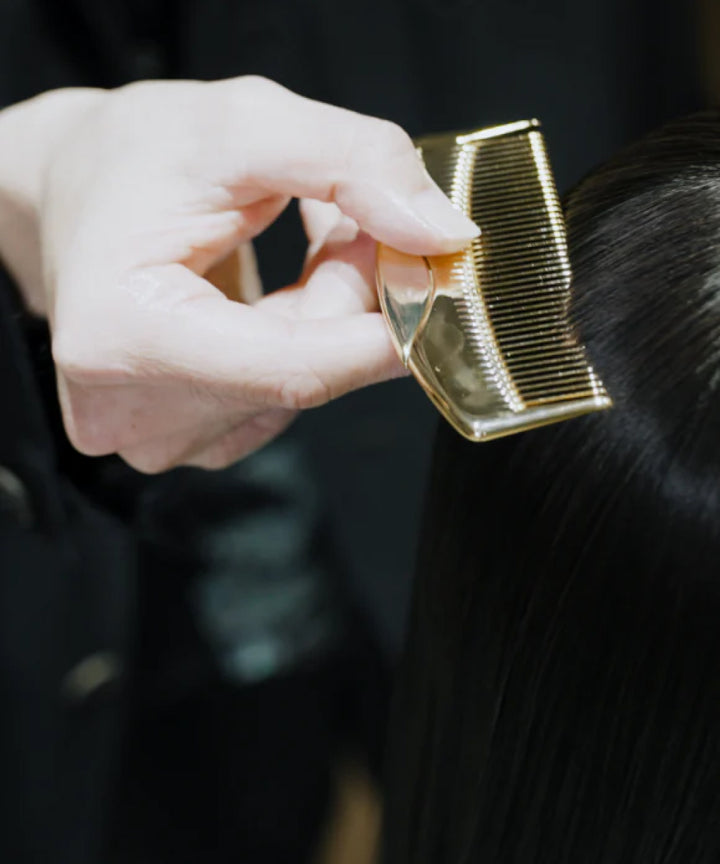 Розчіска High Line Half-moon Comb Gold- EXC.UA 