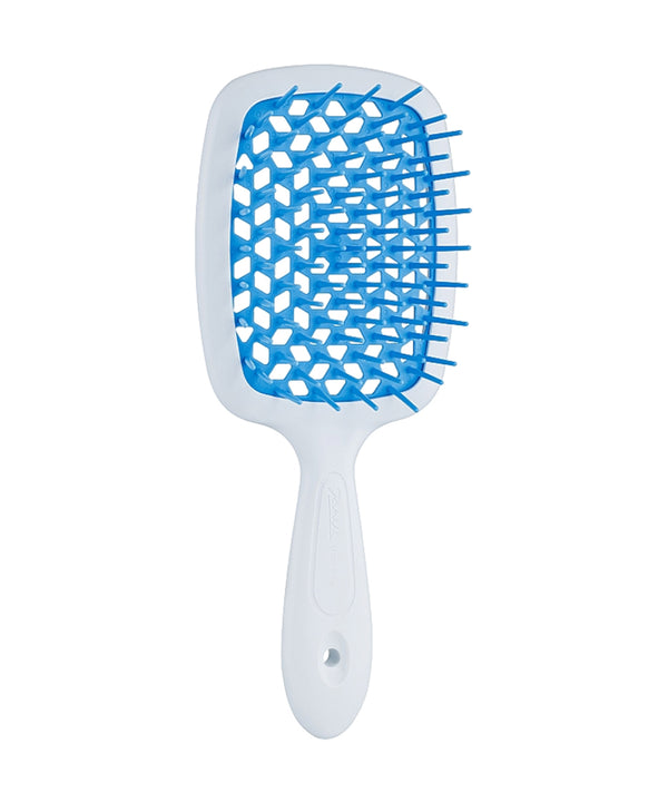 Щітка для волосся Janeke Superbrush, білий-блакитний- EXC.UA 