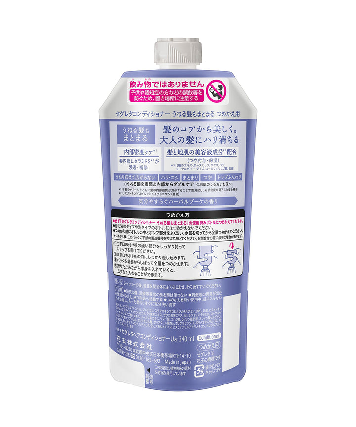 Кондиціонери Kao Segreta Conditioner Smoothes Curly Hair- EXC.UA 