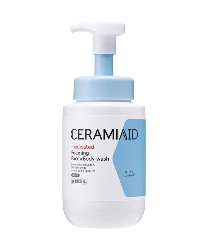Очищаюча пінка Kose Ceramiaid Foaming Face&Body Wash- EXC.UA 