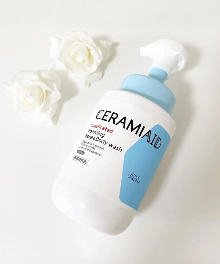 Очищаюча пінка Kose Ceramiaid Foaming Face&Body Wash- EXC.UA 