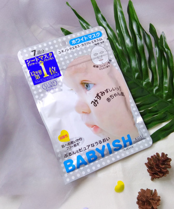 Маски Kose Clear Turn Babyish White mask- EXC.UA 