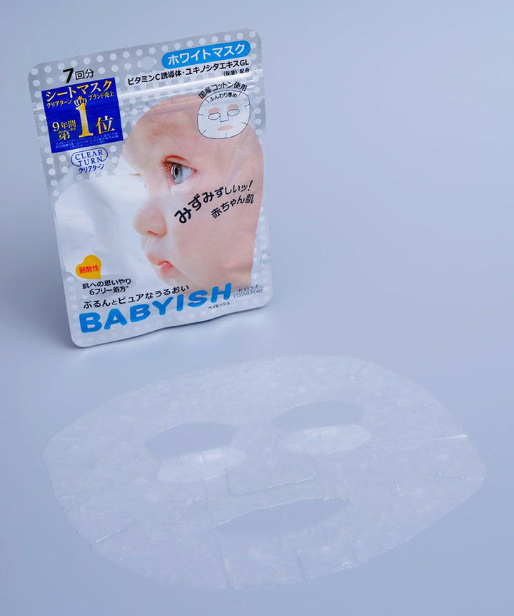 Маски Kose Clear Turn Babyish White mask- EXC.UA 