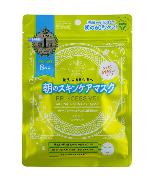 Маски Kose Clear Turn Princess Veil Morning Skincare Mask- EXC.UA 