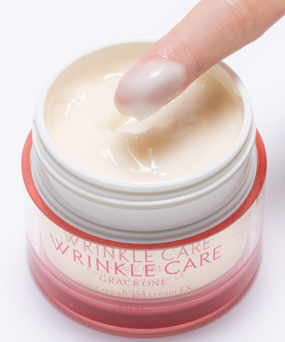 Kose Grace One Wrinkle Care Gel Cream - Зволожуючий антивіковий