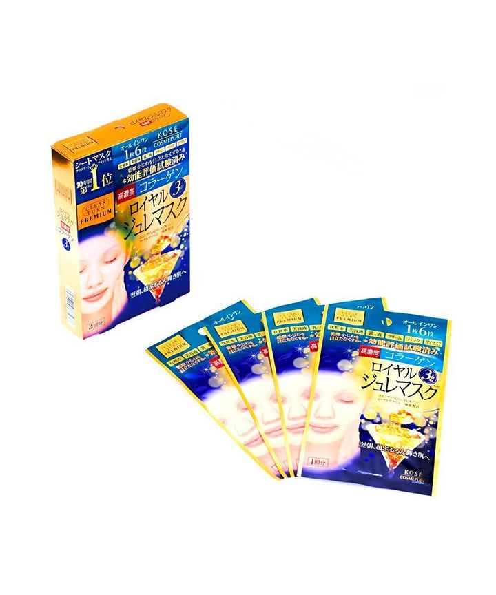 Маски Kose Premium Royal Jelly Mask Collagen- EXC.UA 