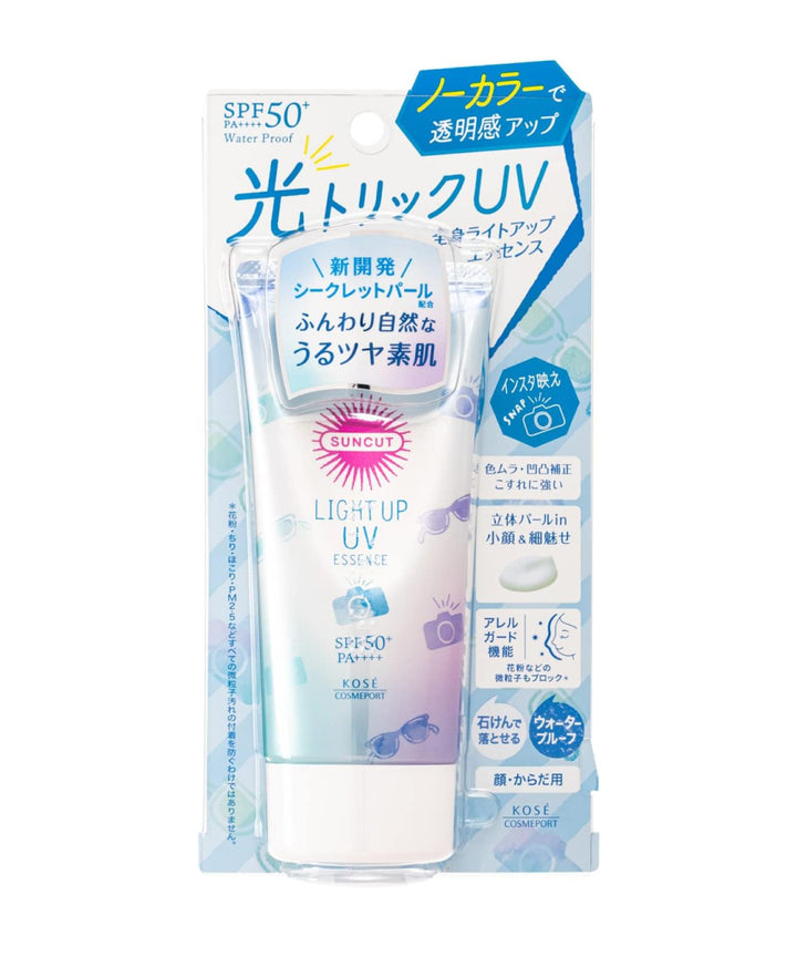 Крем Kose Suncut Light Up UV Essence Sunblock SPF 50+ PA++++- EXC.UA 