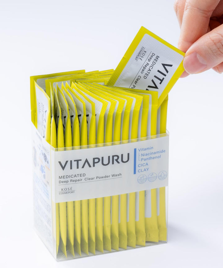 Ензимна пудра Kose Vitapuru Deep Repair Clear Powder Wash- EXC.UA 