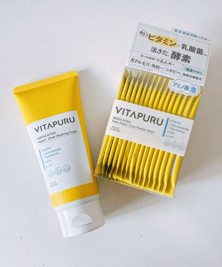 Очищаюча пінка Kose Vitapuru Repair Clear Washing Foam- EXC.UA 