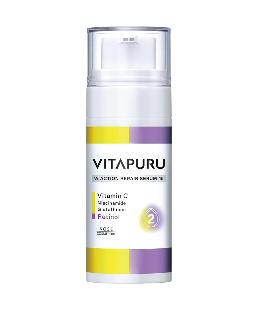 Kose Vitapuru W Action Repair Serum 15 — Двойная сыворотка с
