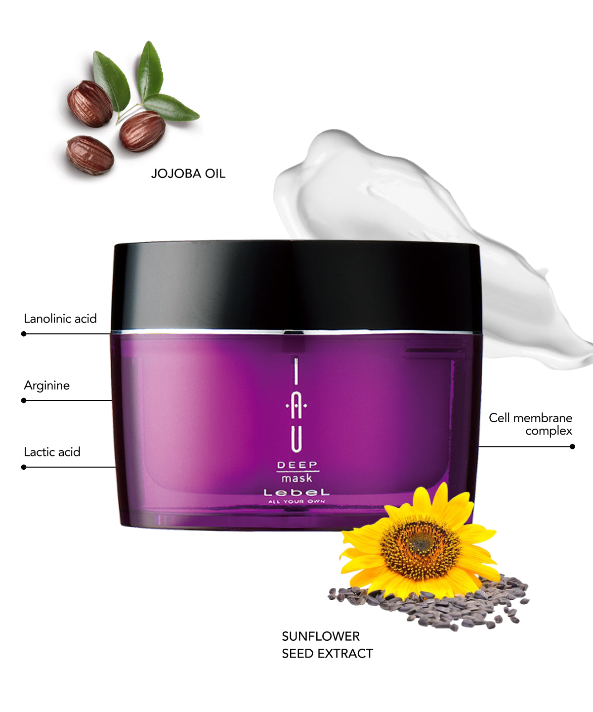 Lebel IAU Deep Mask - Концентрированная аромамаска для непослушных
