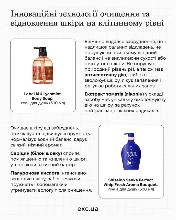 Гель для душу Shiseido Senka Perfect Whip Fresh Aroma Bouquet- EXC.UA 