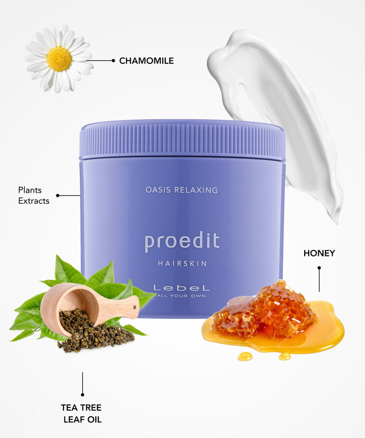 Інтенсивні маски Lebel Proedit Hairskin Oasis Relaxing- EXC.UA 