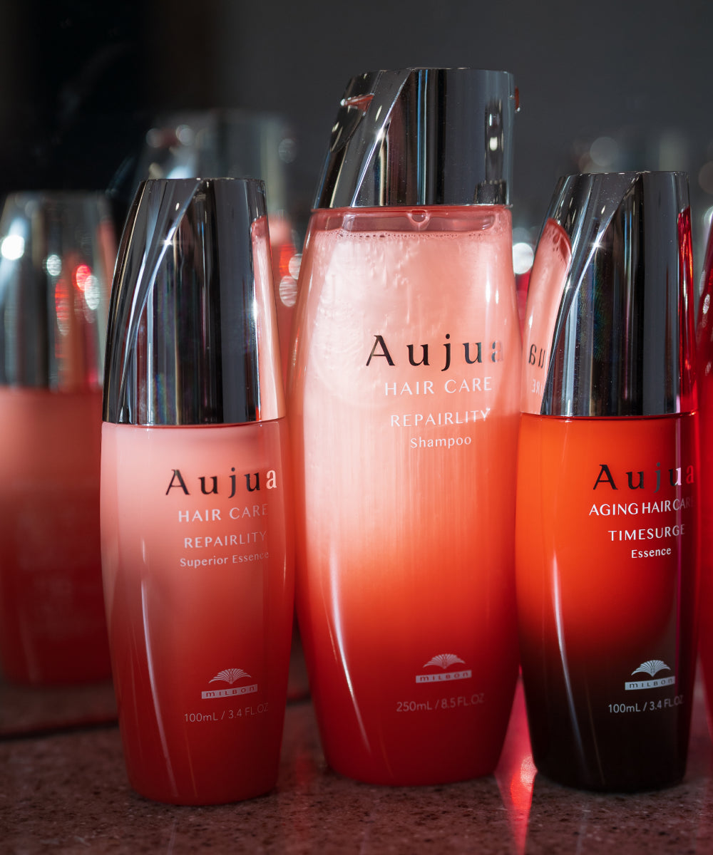 Milbon Aujua Repairlity Shampoo - Восстанавливающий шампунь - Exc.ua