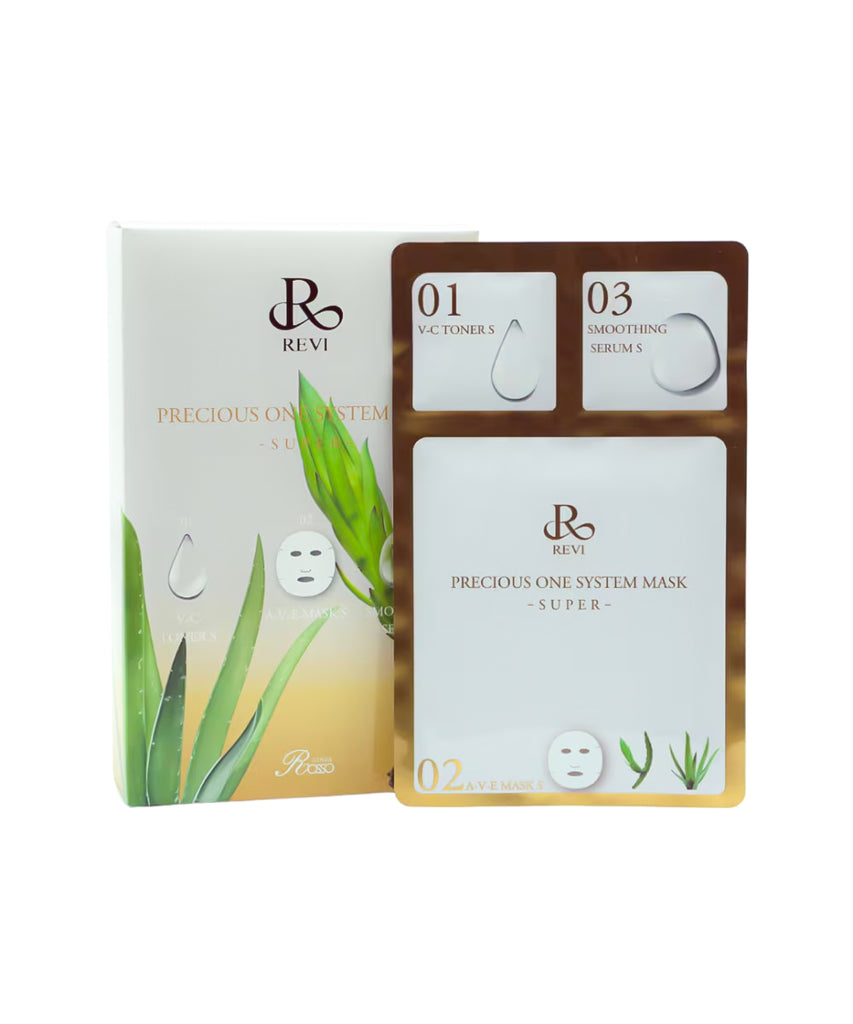 REVI PRECIOUS ONE SYSTEM MASK 10シート Revi Precious One System Mask - Триетапна маска з екзосомами