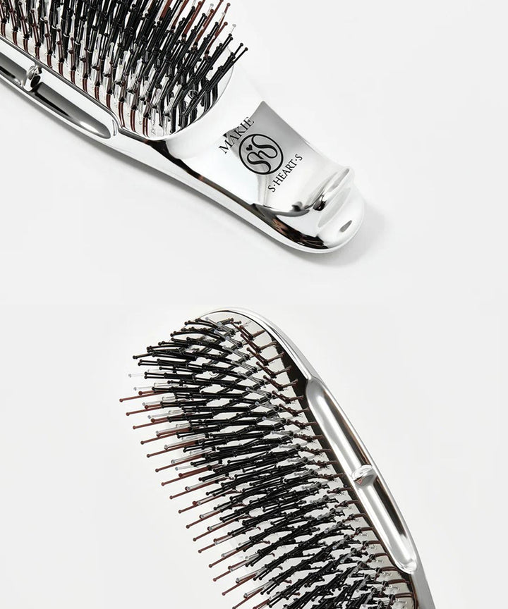 Щітка S-HEART-S Scalp Brush MAKIE Silver- EXC.UA 