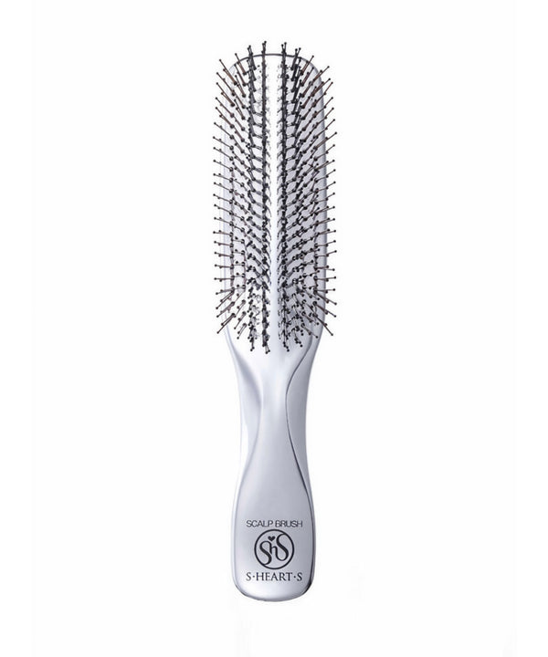 Розчіска S-HEART-S Scalp Brush Plus for Professional Long Silver- EXC.UA 