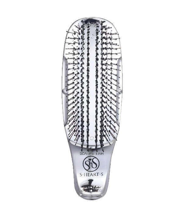 Розчіска S-HEART-S Scalp Brush Plus for Professional Short Silver- EXC.UA 
