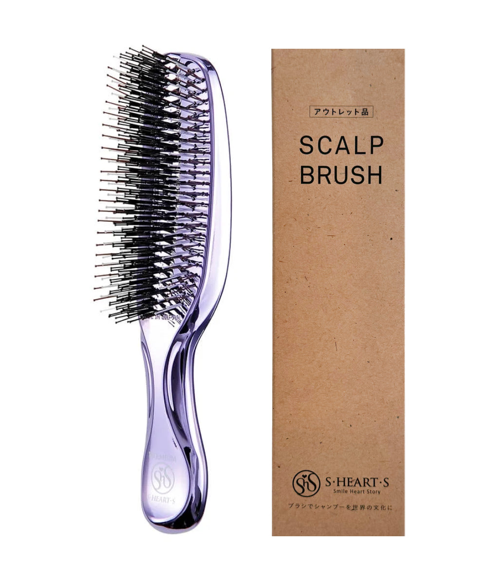 S-HEART-S Scalp Brush World Premium Long Purple — Японська щітка