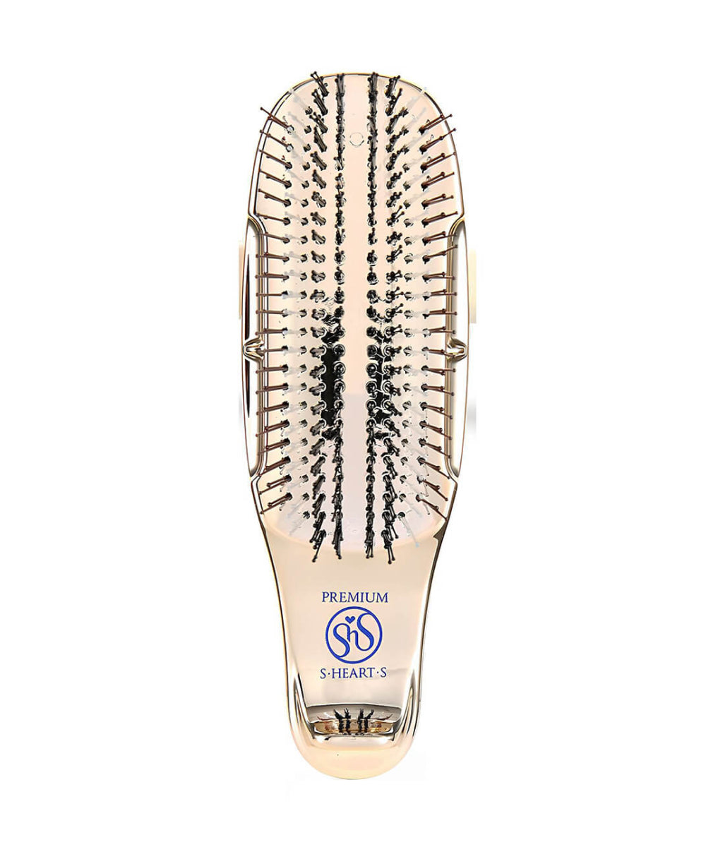 S-HEART-S Scalp Brush World Premium Short Champagne Gold — Щетка