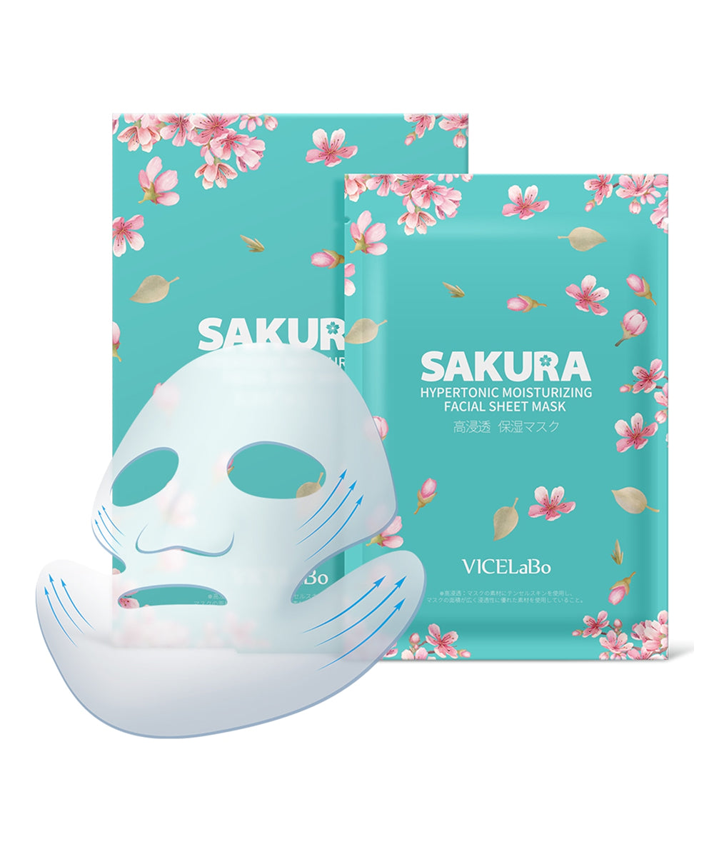 Sakura Hypertonic Moisturizing Facial Sheet Mask