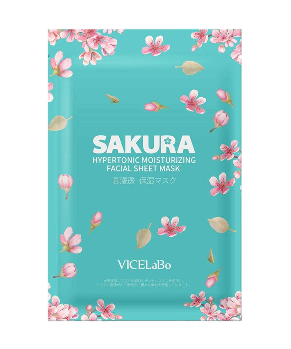 Sakura Hypertonic Moisturizing Facial Sheet Mask