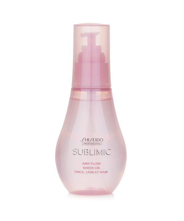 Незмивний догляд Shiseido Sublimic Airy Flow Sheer Oil (thick, unruly hair)- EXC.UA 