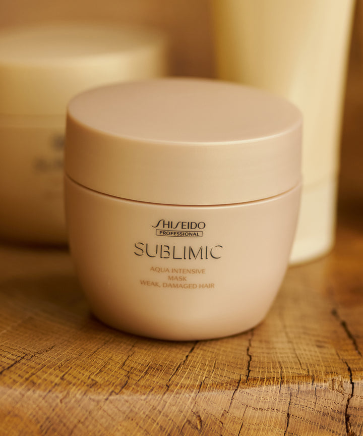 Інтенсивні маски Shiseido Sublimic Aqua Intensive Mask (weak, damaged hair)- EXC.UA 