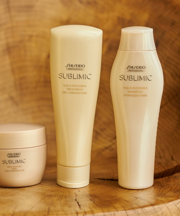 Маски / бальзами Shiseido Sublimic Aqua Intensive Treatment (dry, damaged hair)- EXC.UA 