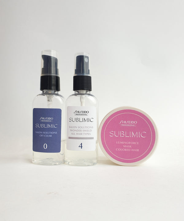 SPA догляд Shiseido Sublimic Hair Shielding Program for Colored Hair — one use kit- EXC.UA 