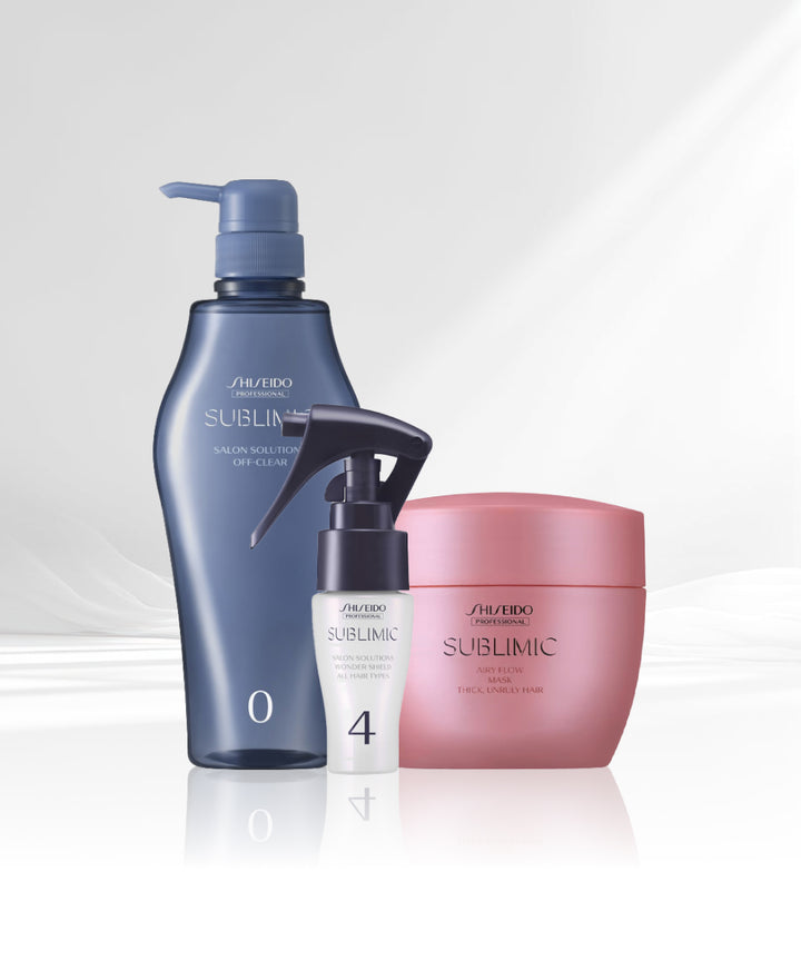 SPA догляд Shiseido Sublimic Hair Shielding Program for Thick Unruly Hair — one use kit- EXC.UA 