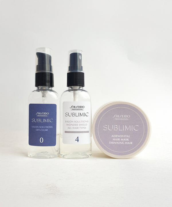 SPA догляд Shiseido Sublimic Hair Shielding Program for Thinning Hair — one use kit- EXC.UA 