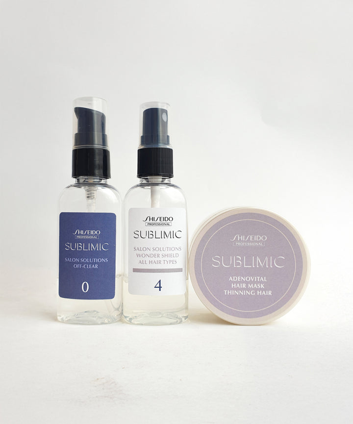 SPA догляд Shiseido Sublimic Hair Shielding Program for Thinning Hair — one use kit- EXC.UA 
