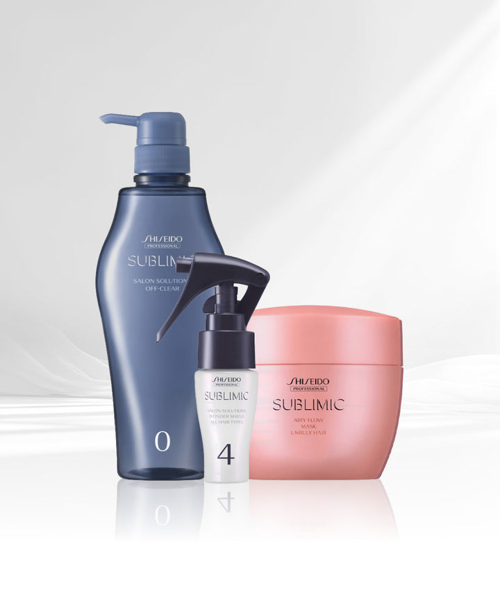 SPA догляд Shiseido Sublimic Hair Shielding Program for Unruly Hair — one use kit- EXC.UA 