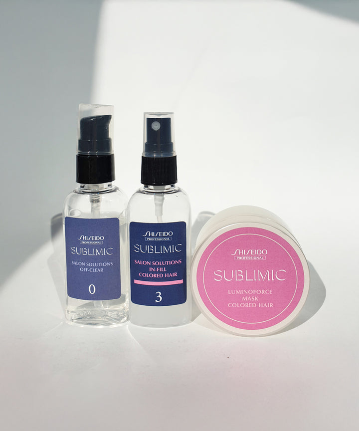 SPA догляд Shiseido Sublimic Hair Target Solution Program for Colored Hair — one use kit- EXC.UA 
