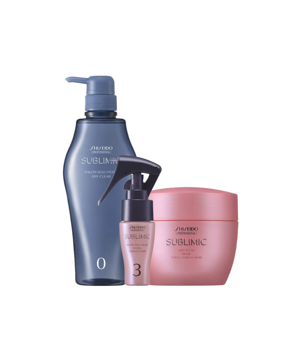 SPA догляд Shiseido Sublimic Hair Target Solution Program for Thick Unruly Hair- EXC.UA 