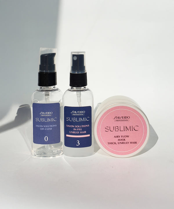 SPA догляд Shiseido Sublimic Hair Target Solution Program for Thick Unruly Hair — one use kit- EXC.UA 