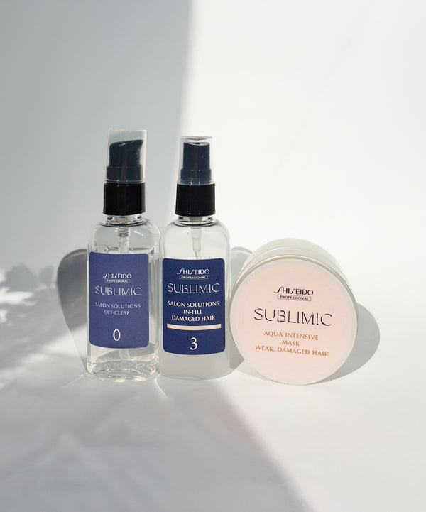 SPA догляд Shiseido Sublimic Hair Target Solution Program for Weak Damaged Hair — one use kit- EXC.UA 