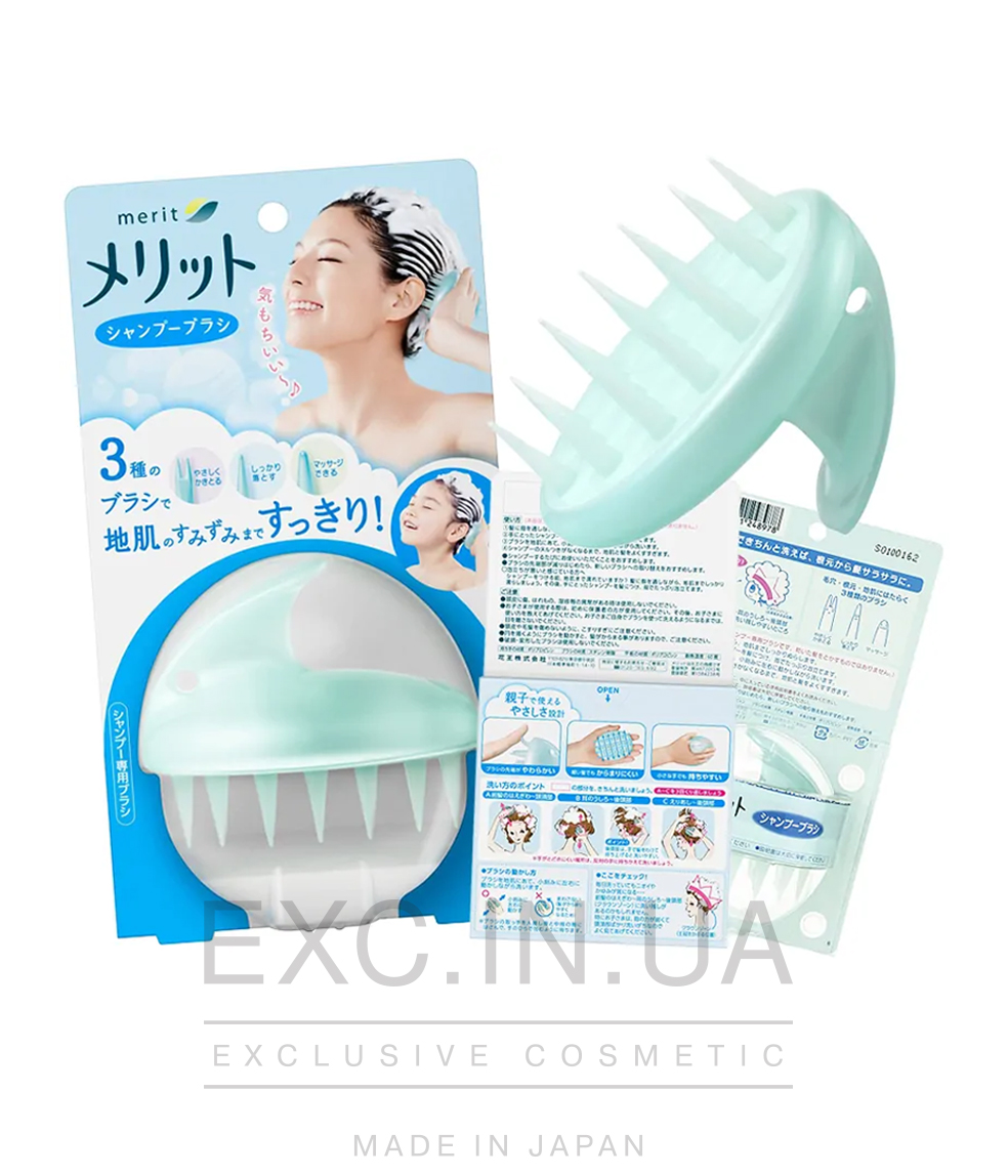 KAO Merit Shampoo Brush - Щітка для масажу голови під час миття