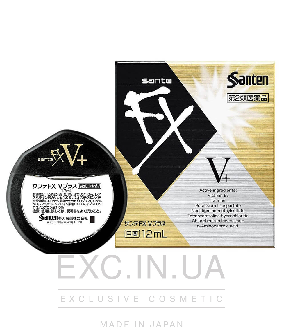 Sante FX V plus  - Краплі для очей з вітаміном В6 та таурином