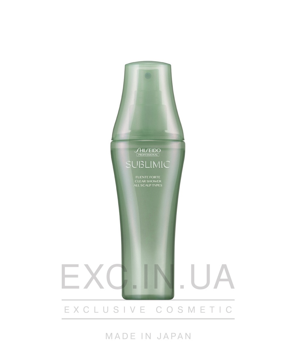 Shiseido Sublimic Fuente Forte Clear Shower - Сироватка/сухий шампунь для очищення й освіження шкіри голови та волосся