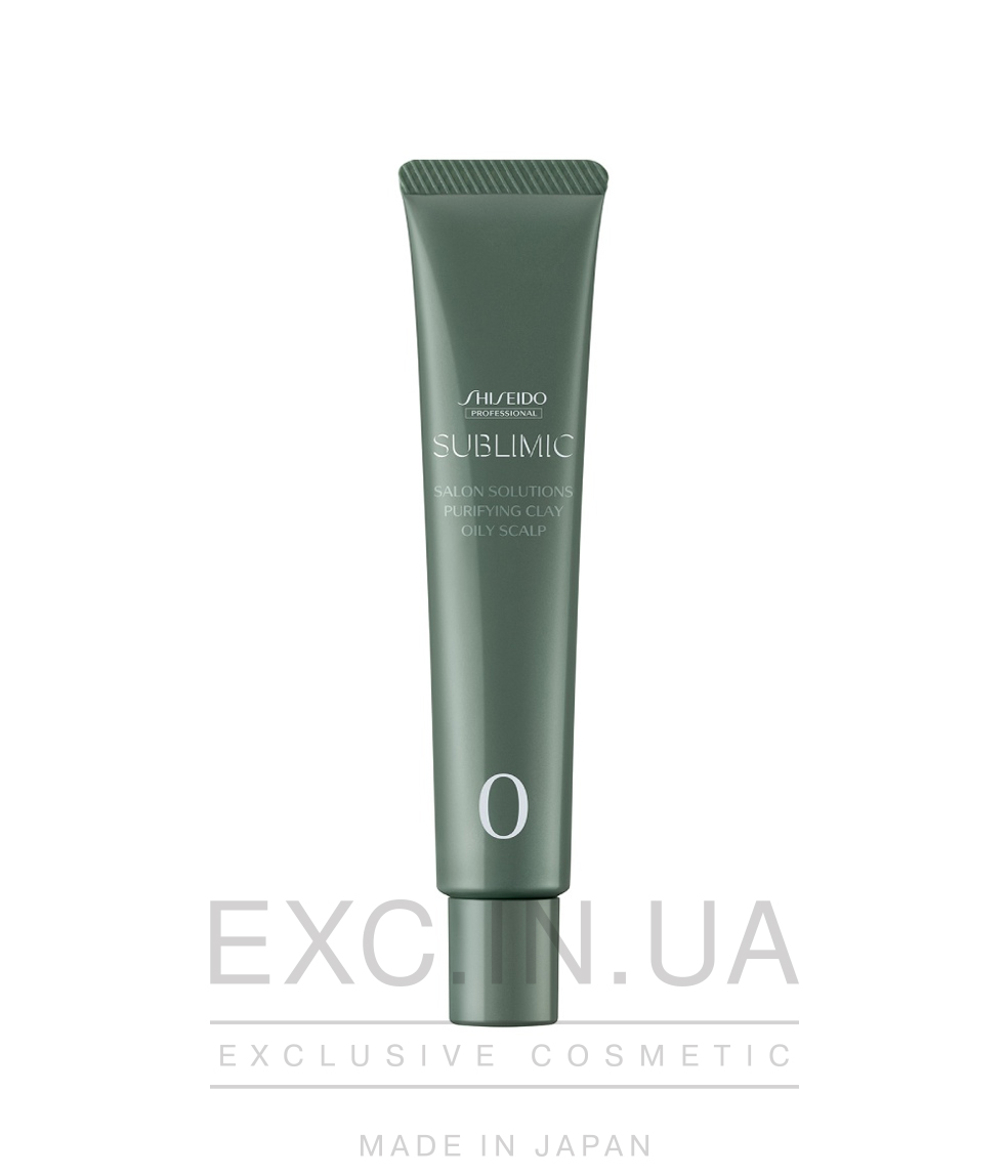 Shiseido Sublimic Purifying Clay oily scalp  - Пілінг-маска для жирної шкіри голови